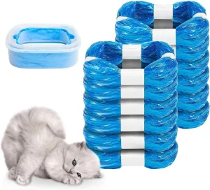 12 Pack Cat Litter Refills, Compatible with Genie Bag Refills, Scented, Blue