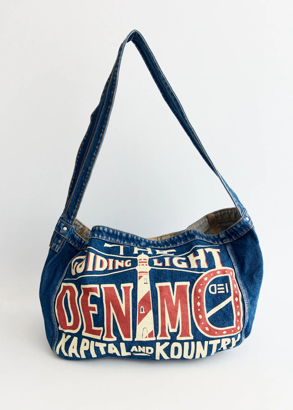 13oz Denim NEWS PAPER BAG (GUIDING LIGHT)
