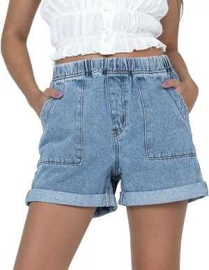 2025 Jean Shorts for Women Casual Stretchy Denim Summer Hot Short