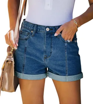 2025 Jean Shorts for Women Casual Stretchy Denim Summer Hot Short