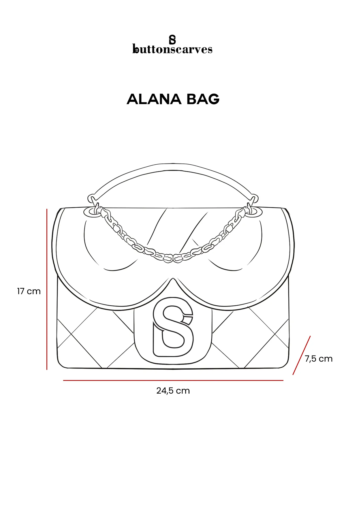 Alana Bag - Maroon