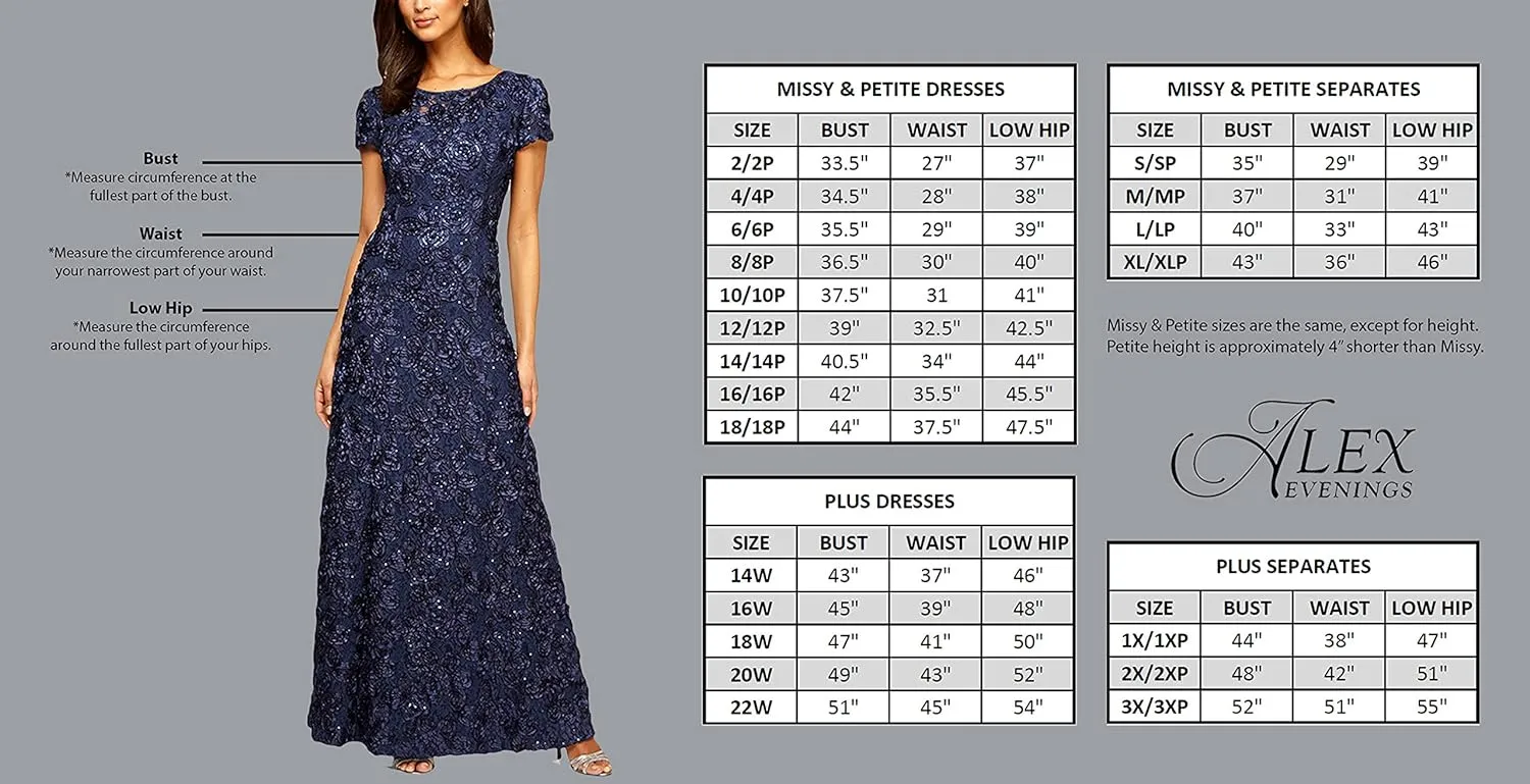 Alex Evenings Women's Short Cold Shoulder Flutter Sleeve Dress (Petite Regular)