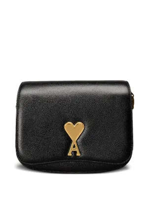 AMI PARIS Leather Shoulder Bag