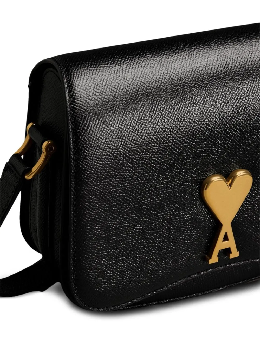 AMI PARIS Leather Shoulder Bag