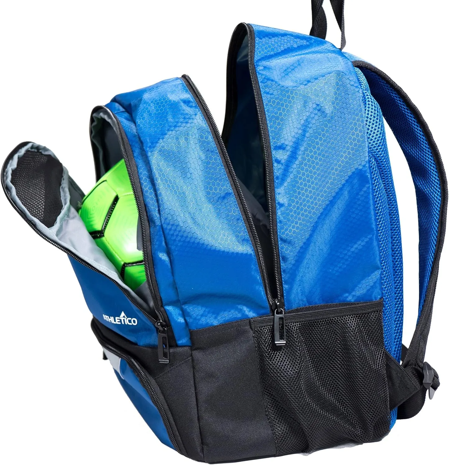 Athletico Youth Soccer Bag - Soccer Backpack & Bags for Basketball, Volleyball & Football | Includes Separate Cleat and Ball Compartment