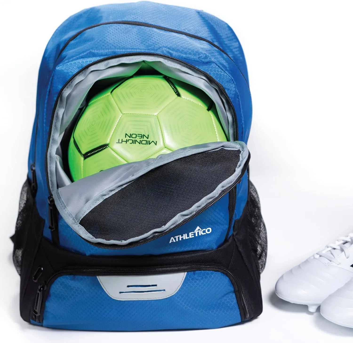 Athletico Youth Soccer Bag - Soccer Backpack & Bags for Basketball, Volleyball & Football | Includes Separate Cleat and Ball Compartment