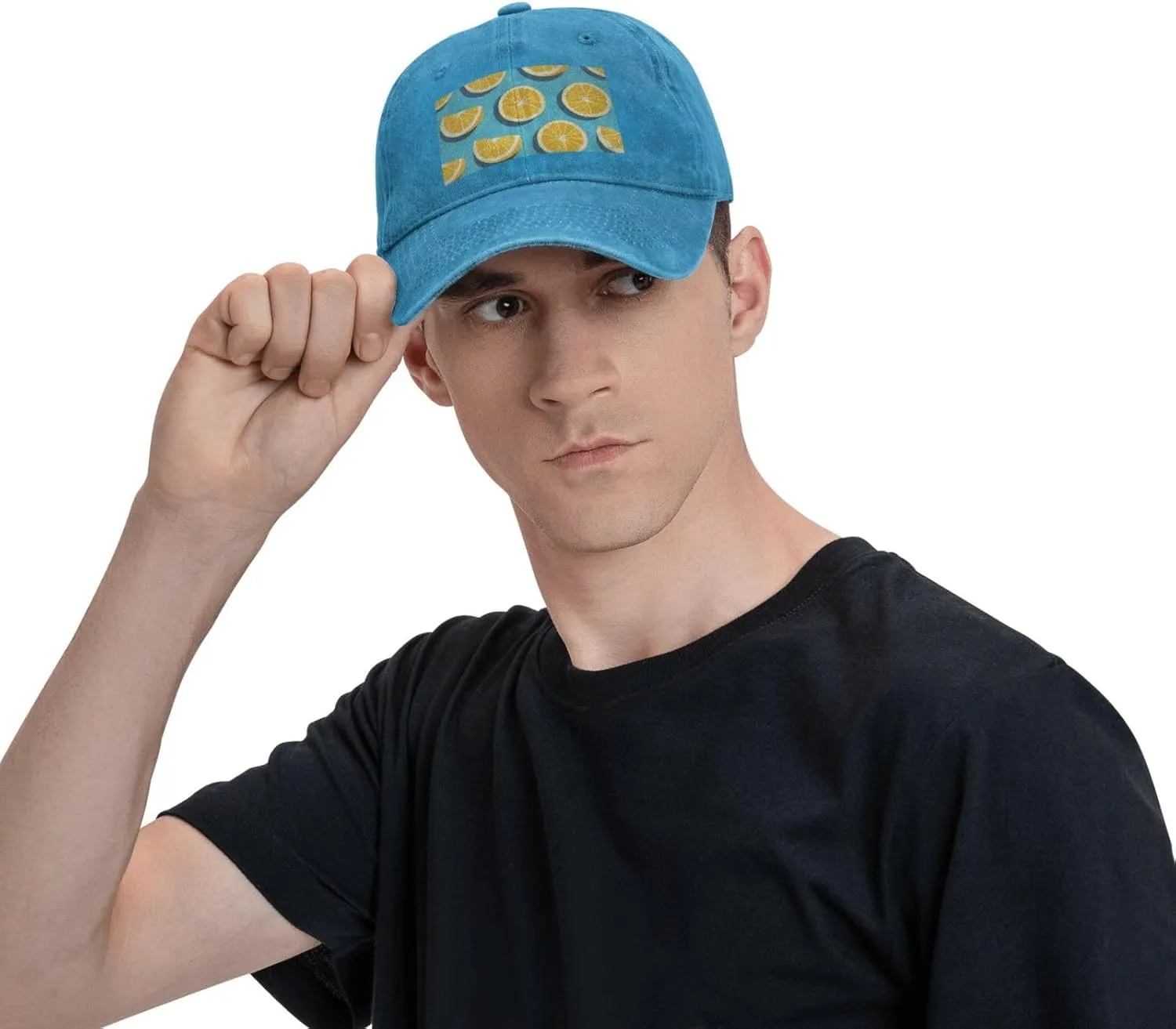 Baseball Cap Golf Dad Hat for Men Women Adjustable Baseball Hat Lemon Wedges Trucker Hat Cowboy Cap
