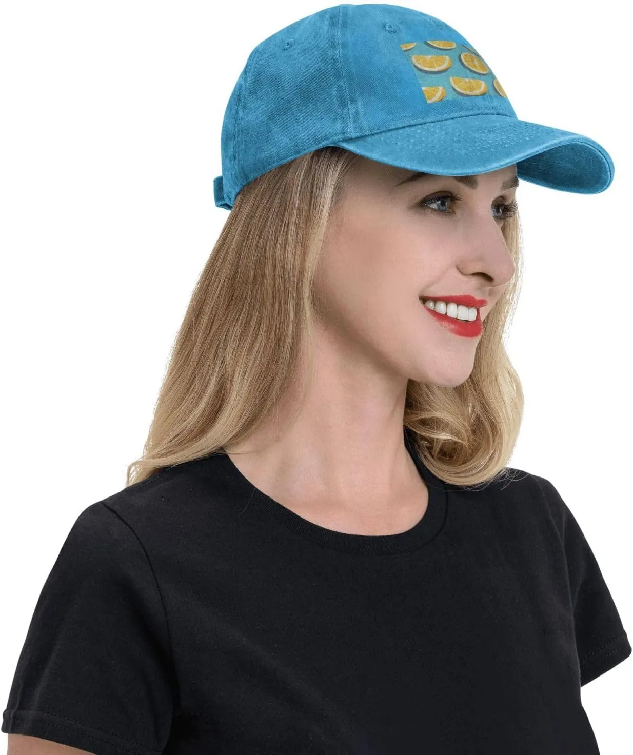 Baseball Cap Golf Dad Hat for Men Women Adjustable Baseball Hat Lemon Wedges Trucker Hat Cowboy Cap