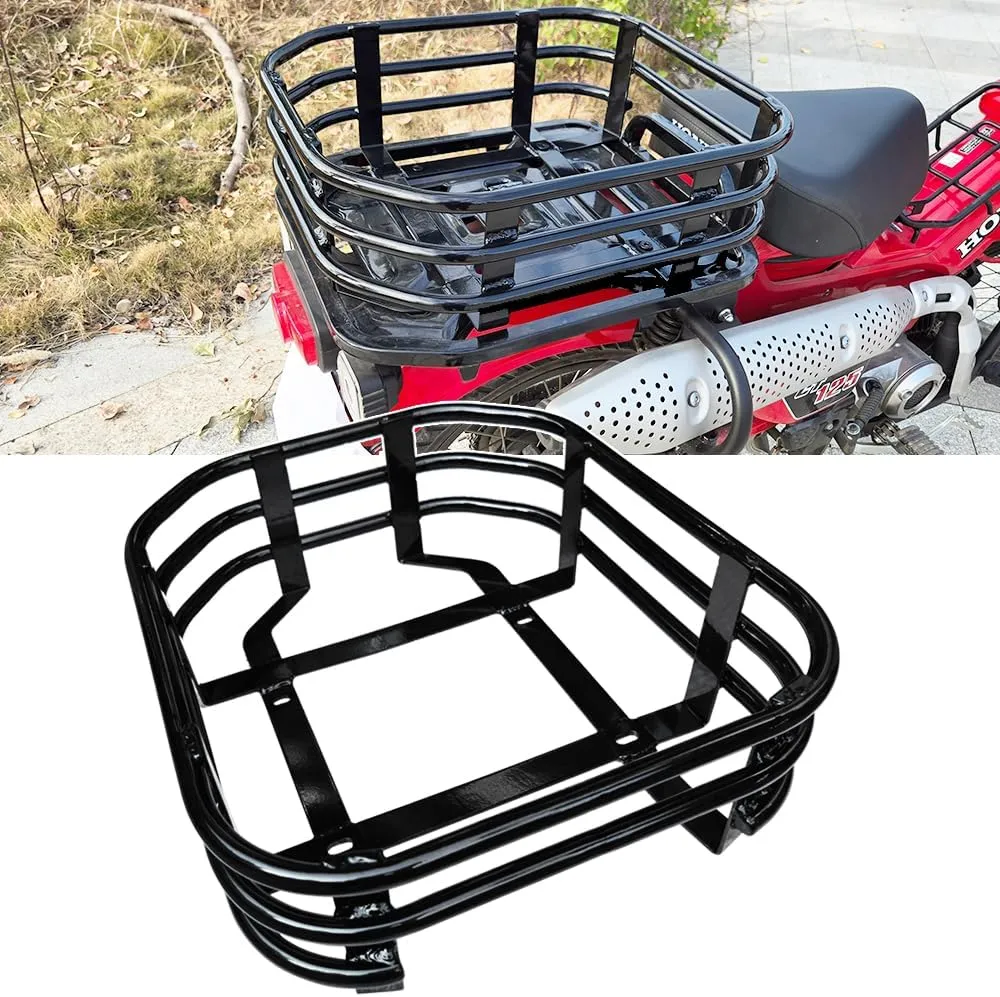 Basket Support Luggage Rear Rack Compatible with Honda Trail 125 CT125 Hunter Cub 125 (Basket Rear Rack #2)