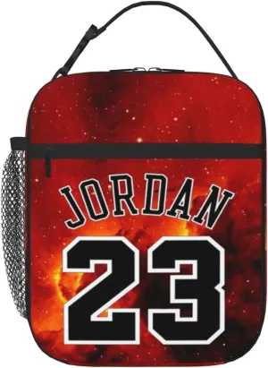 Basketball 23 Lunch Bag Women's Men's Insulated Lunch Box Reusable Girls Boys Lunch Tote Portable Bag for Work, Picnic, Travel