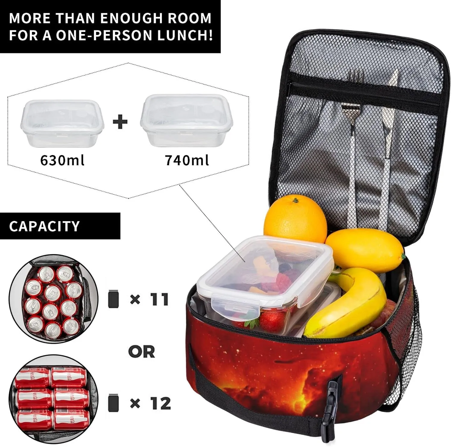 Basketball 23 Lunch Bag Women's Men's Insulated Lunch Box Reusable Girls Boys Lunch Tote Portable Bag for Work, Picnic, Travel