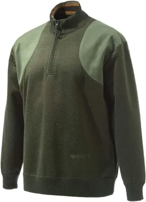 Beretta Men's Honor Windstop Silent Wool Blend Relaxed Fit 1/4 Zip Hunting Sweater
