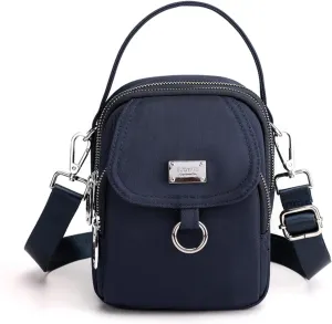 Blostirno Small Crossbody Purse Bag Shoulder Bags for Women Multi Pocket Messenger Bag Cell Phone Handbags Wallet Tiny Purse