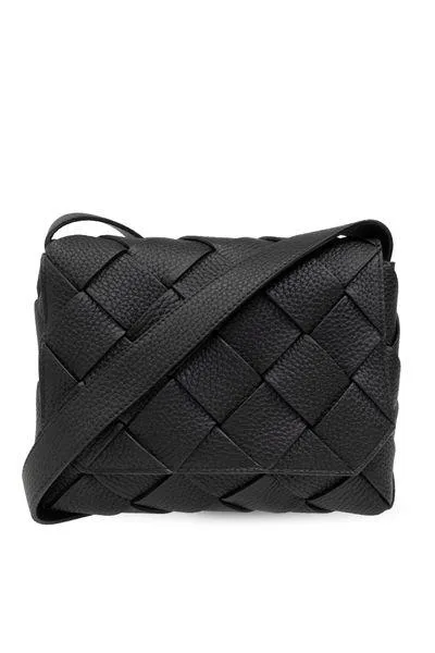 BOTTEGA VENETA Grained Leather Mini Handbag - 16.5x22.5x5.5cm