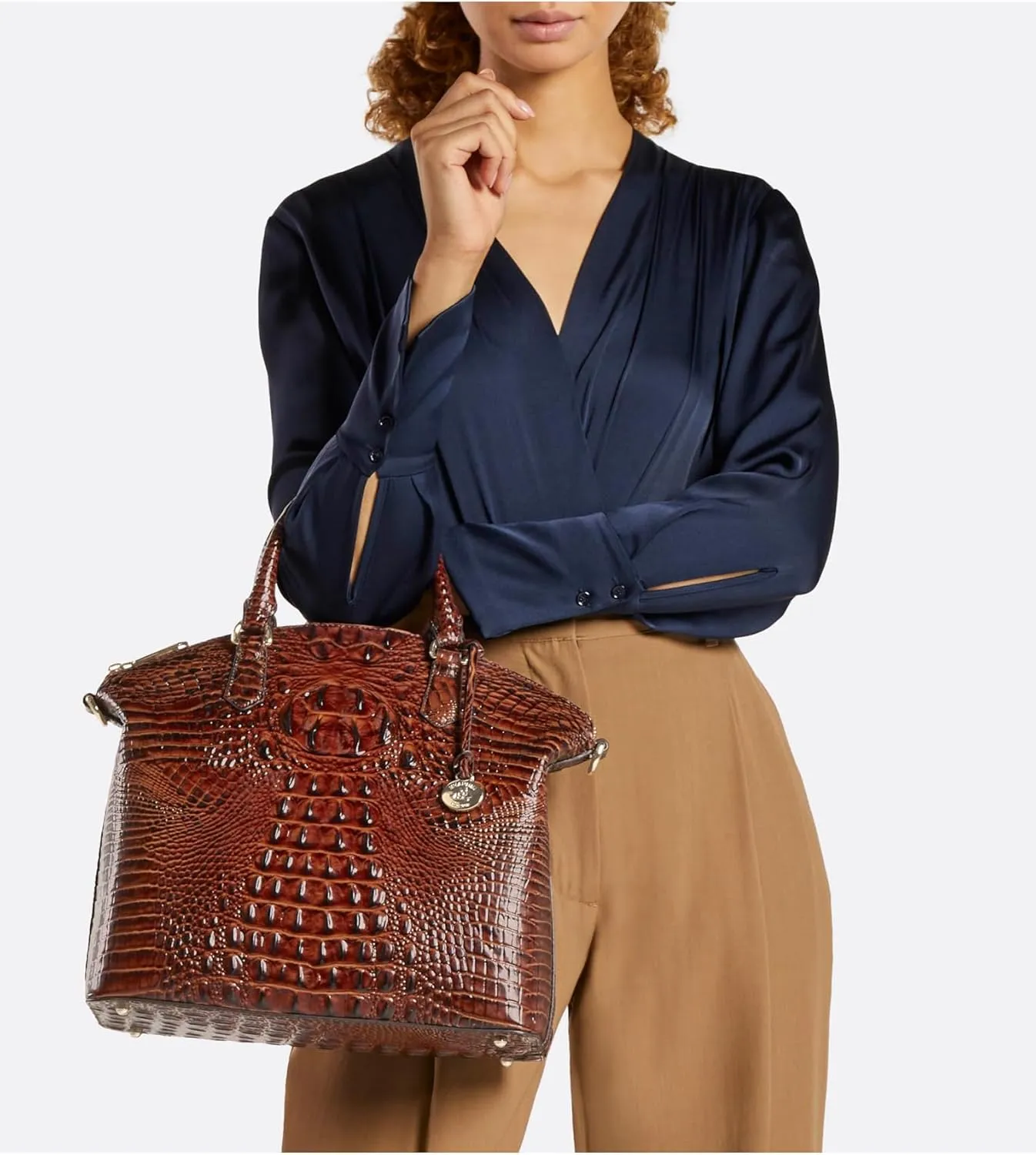 BRAHMIN Large Duxbury Satchel
