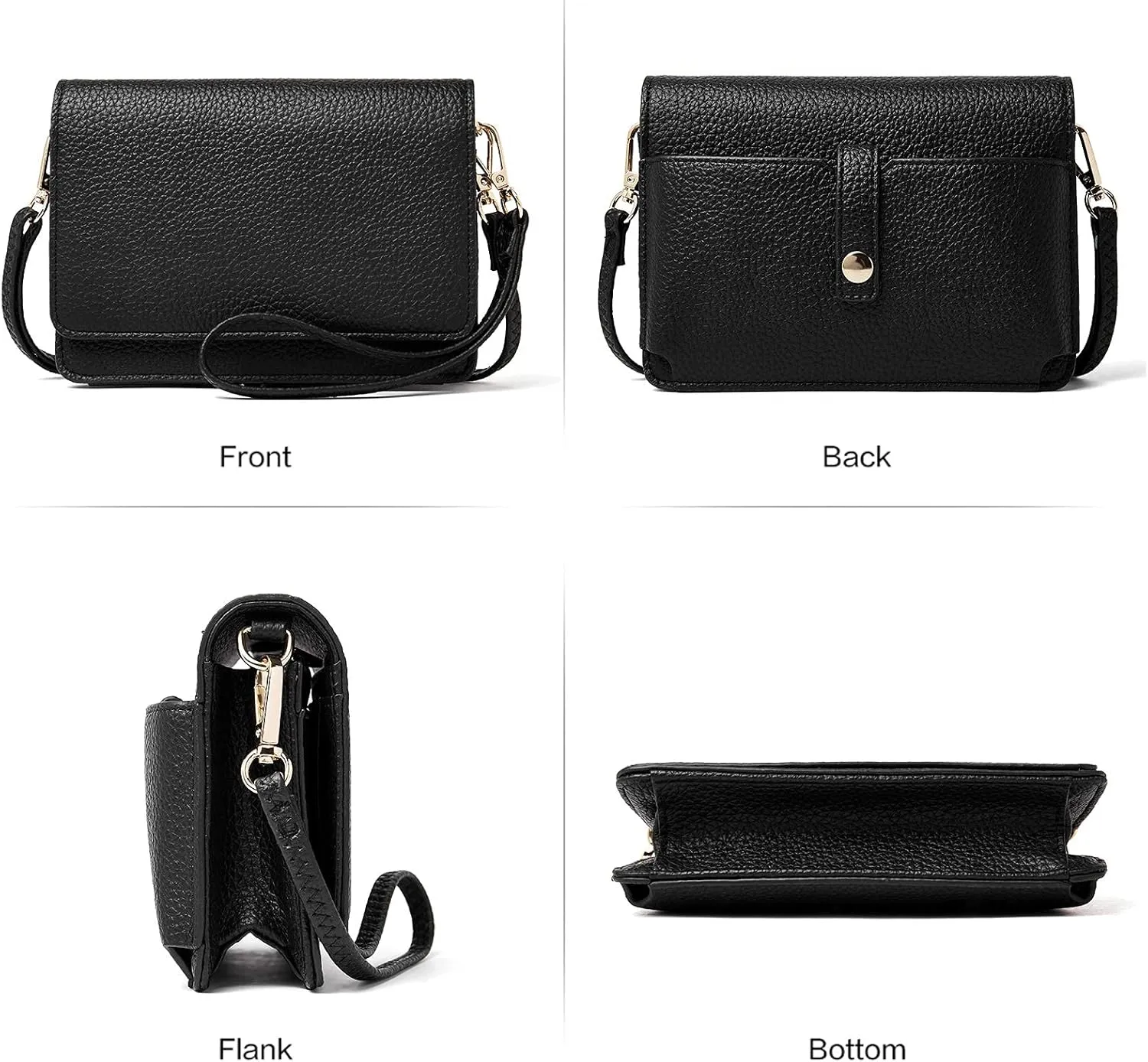 BROMEN Crossbody Bags for Women Small Cell Phone Shoulder Bag Wristlet Wallet Clutch Purse