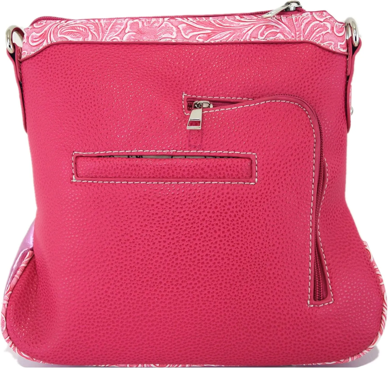Butterfly Flower Springtime Purse Women Clutch Western CCW Rhinestone Crossbody Handbags With Mini Wallet