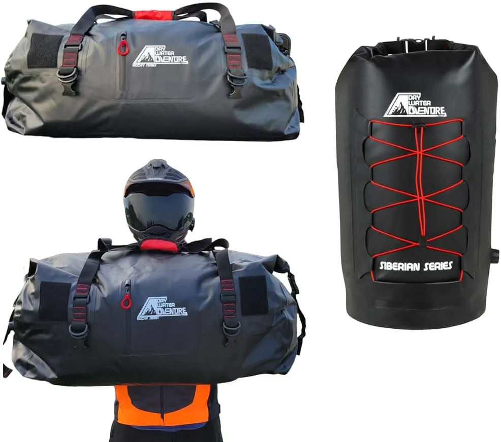 Buy 2 Rocky Series, LT-120 (120 Liter) Waterproof Dry Duffel Bags & Get 1 Siberian Cooler LT-20 (20 Liter)