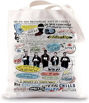 BWWKTOP Jake Peralta Comedy TV Show Tote Bag Jack Fans Gifts I Want It That Way Inspired Shoulder Bag Ray Holt 99 Merchandise