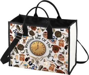 BWWKTOP Sarah & Jareth Tote Bag Wiseman & Goblin Fans Inspired Gift Ello Worm Shoulder Bag Sarah And Jareth Merch