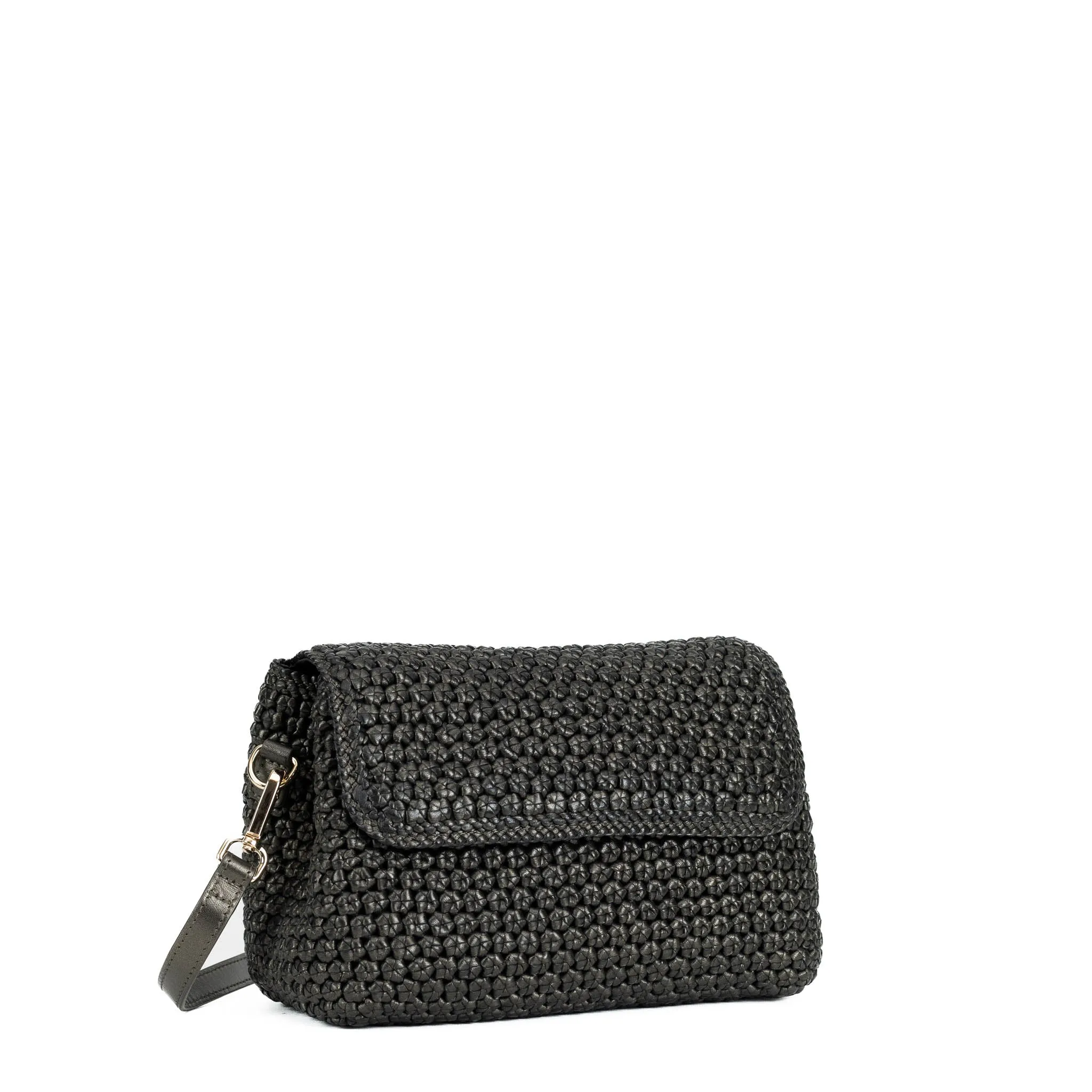 CA 571 - OCTO SLING BAG - METALLIC PEWTER