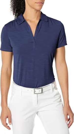 Callaway Women’s Opti-Dri Tonal Short Sleeve Polo Shirt, with Stretch Fabric and Sun Protection, Extended Sizing