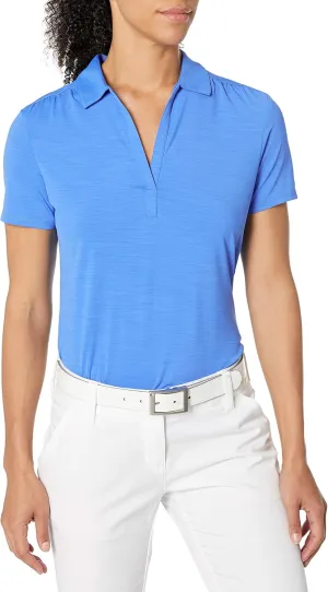 Callaway Women’s Opti-Dri Tonal Short Sleeve Polo Shirt, with Stretch Fabric and Sun Protection, Extended Sizing