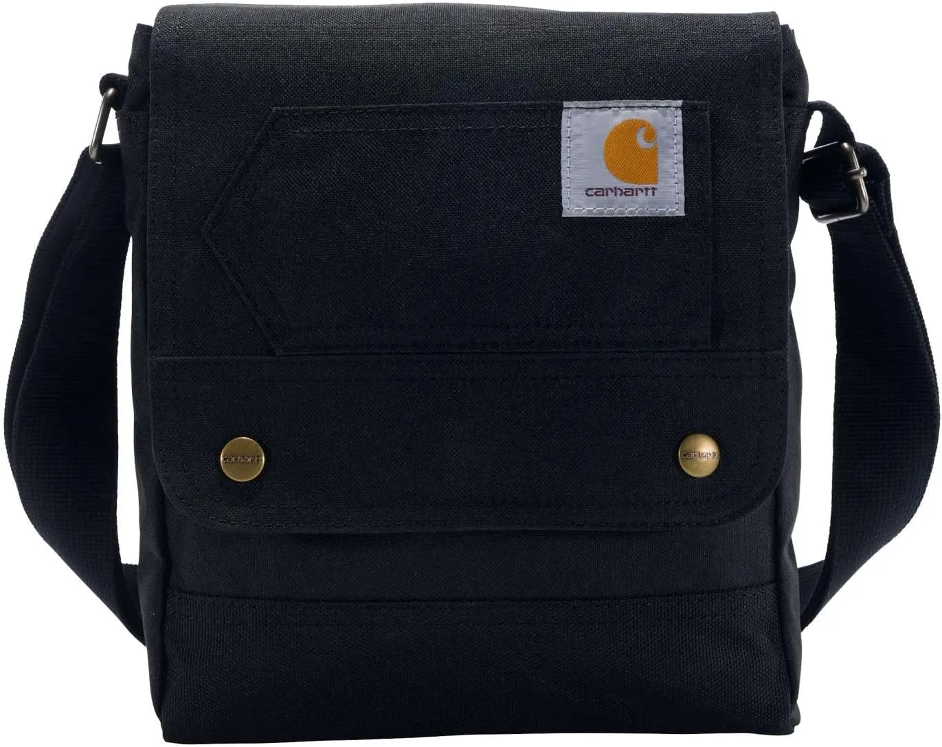 Carhartt, Durable, Adjustable Crossbody Bag with Flap Over Snap Closure