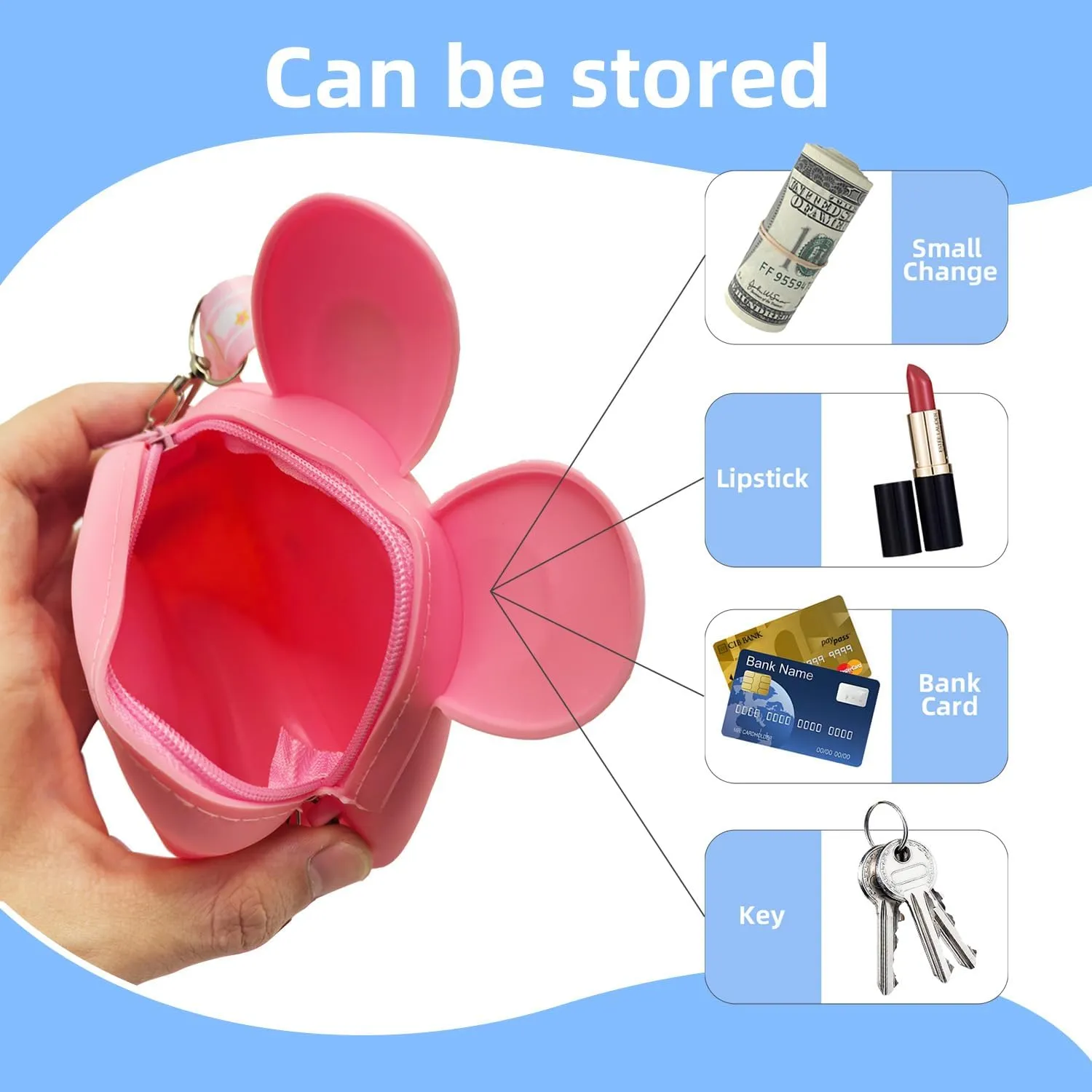 Cartoon Crossbody Shoulder Bag Mini Kawaii Anime Cute Toy Bag Accessories Coin Purse For Girls Women Teen