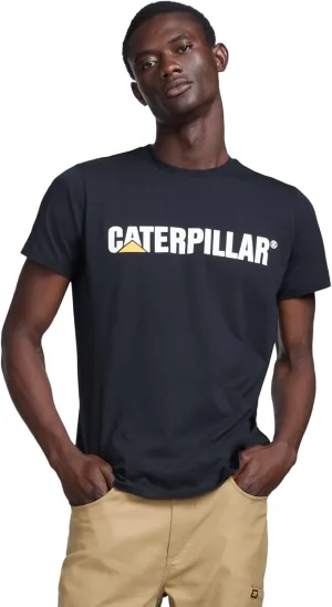 Caterpillar Men’s Short-Sleeve Logo Crew Neck T-Shirt, Slim Fit