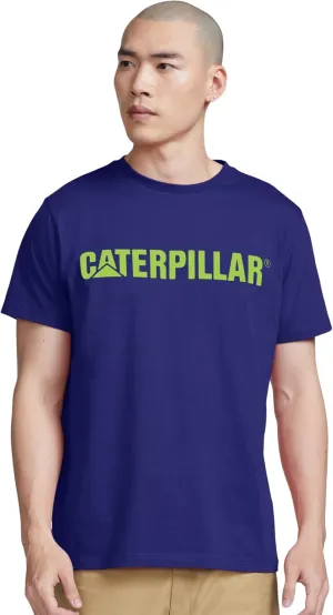 Caterpillar Men’s Short-Sleeve Logo Crew Neck T-Shirt, Slim Fit