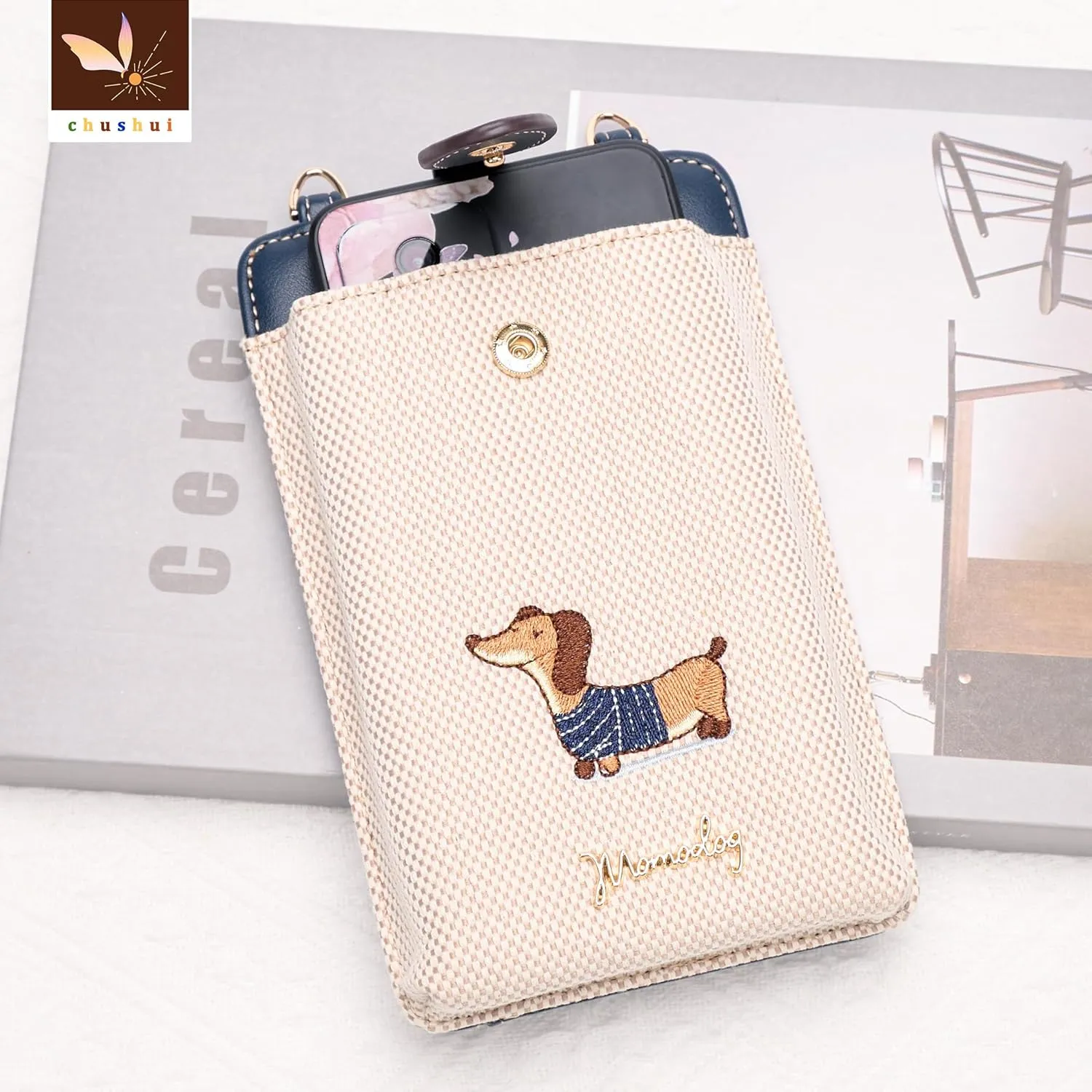 Cell Phone Purse,Small Crossbody Bag for Women,Cute Leather Handbag with Adjustable Strap for Travel Work Daily