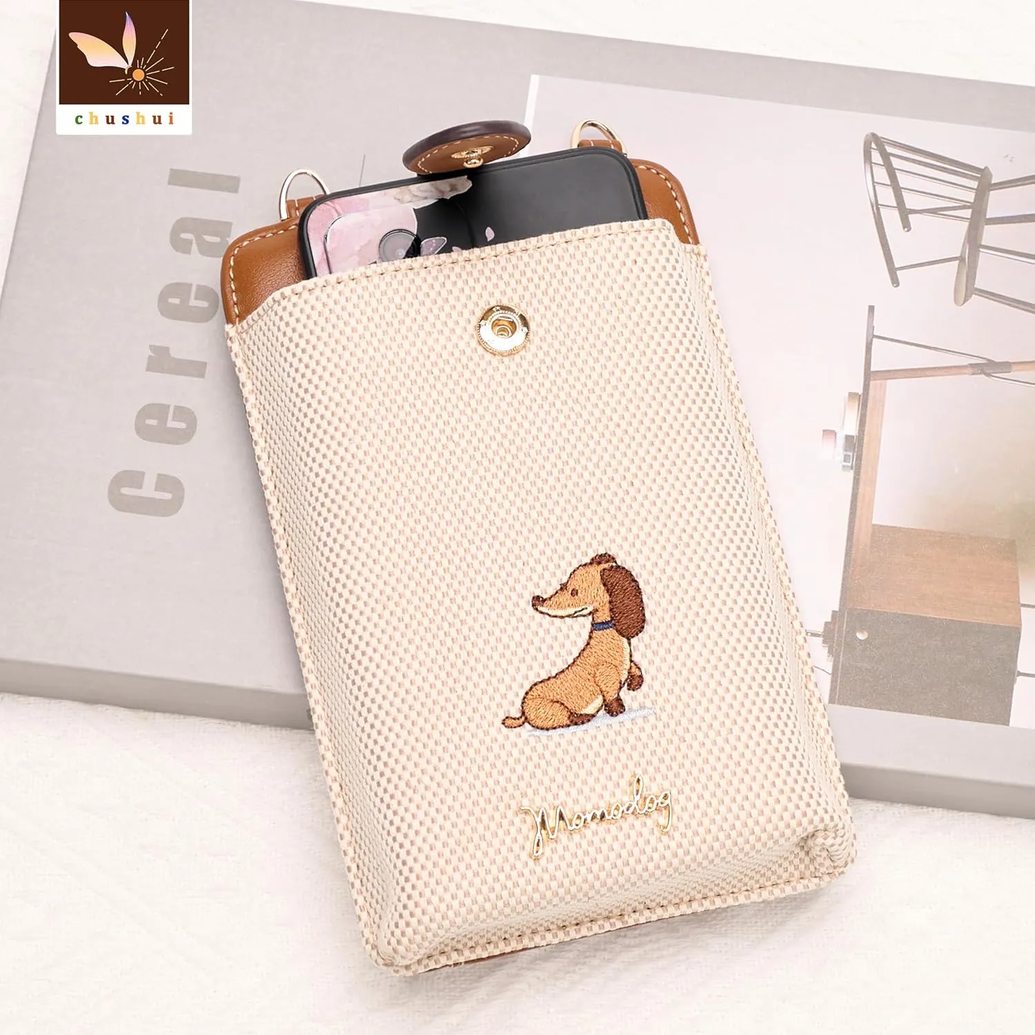 Cell Phone Purse,Small Crossbody Bag for Women,Cute Leather Handbag with Adjustable Strap for Travel Work Daily