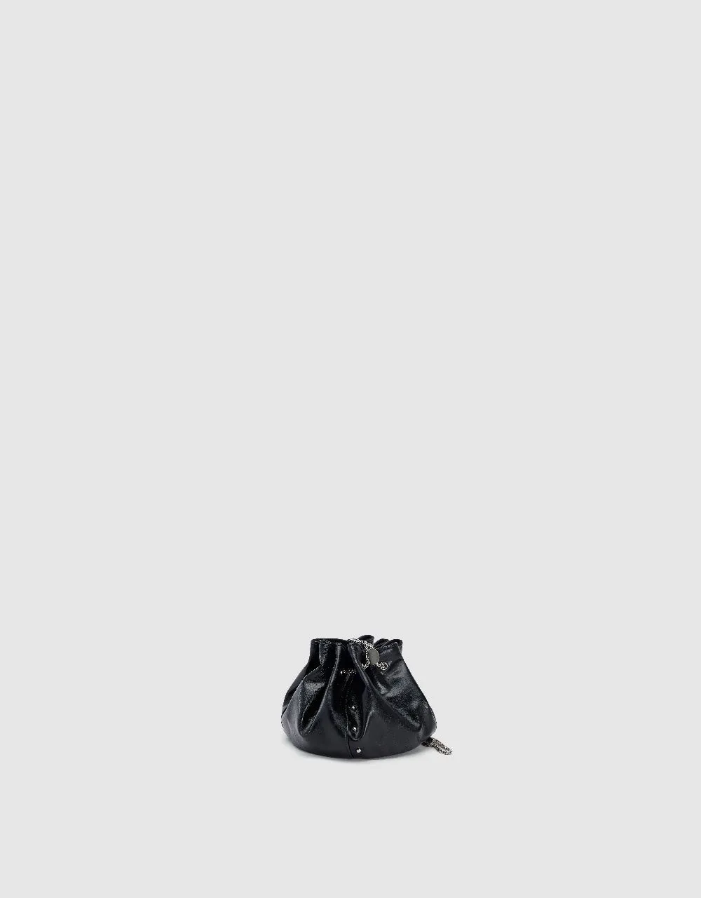 Chained Vegan Leather Shoulder Bag