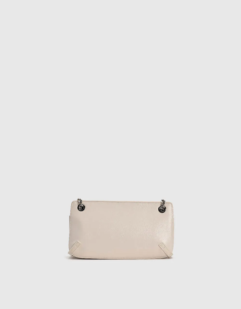 Chained Vegan Leather Shoulder Bag