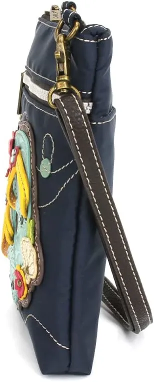 CHALA Crossbody RFID Cell Phone Purse - Women Nylon/Faux Leather Multicolor Handbag with Adjustable Strap Venture