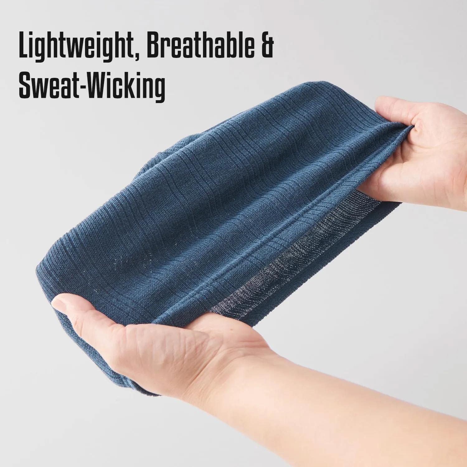 CHARM Running Sports Caps for Men & Women, Stretchy Lightweight Sweat-Wicking Workout Skully Beanie Cooling Hat Liner