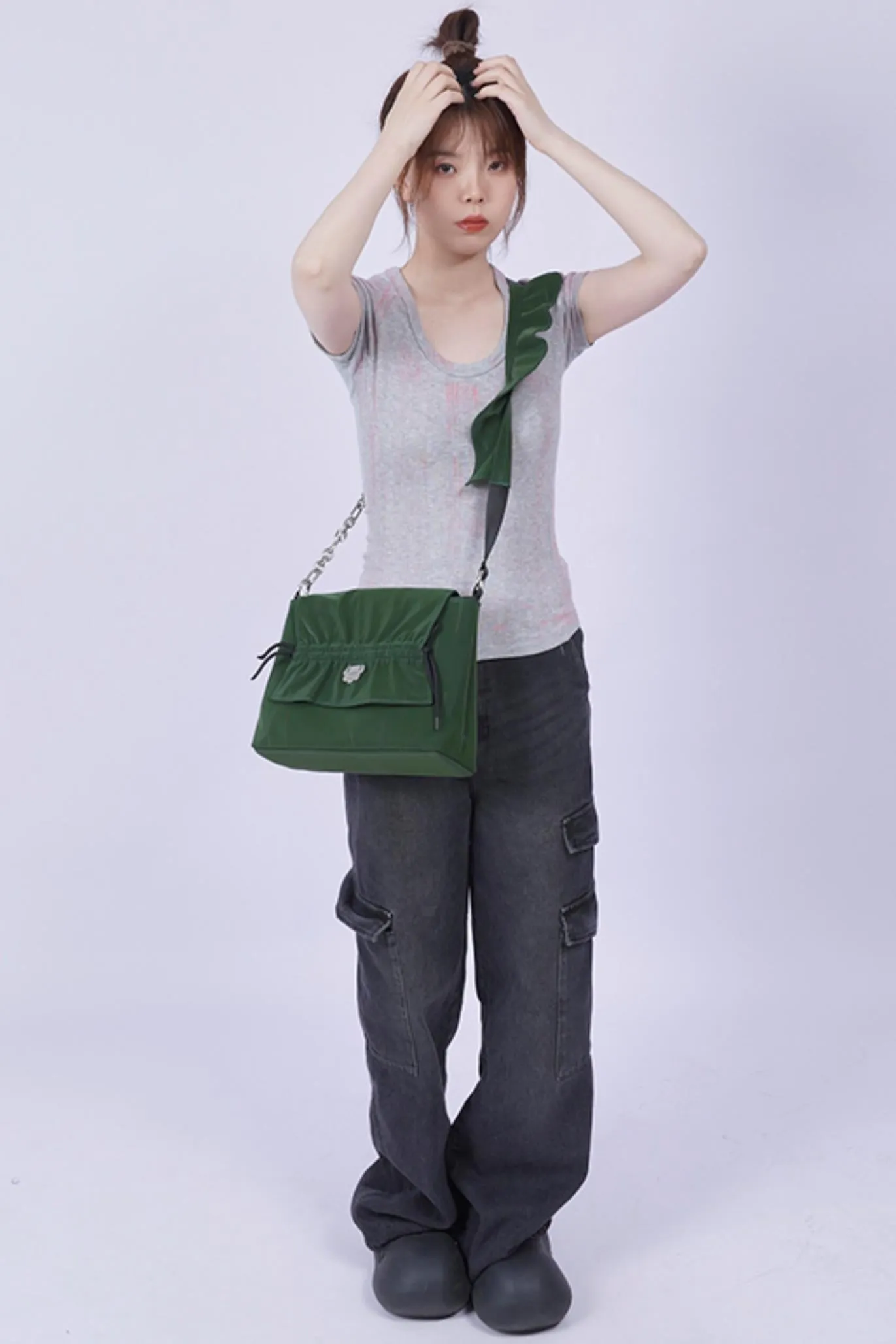 Chic Green Crossbody Bag