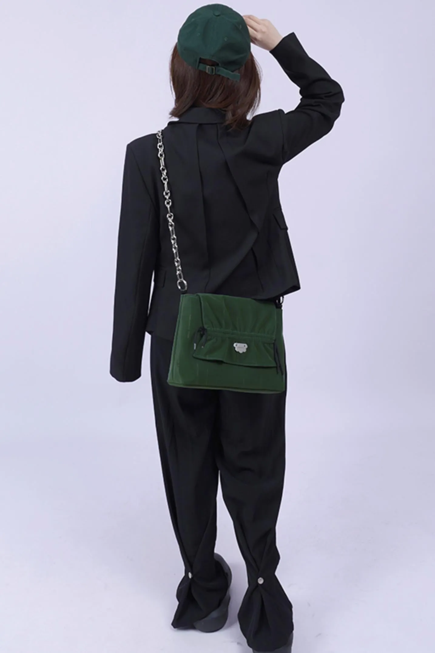 Chic Green Crossbody Bag
