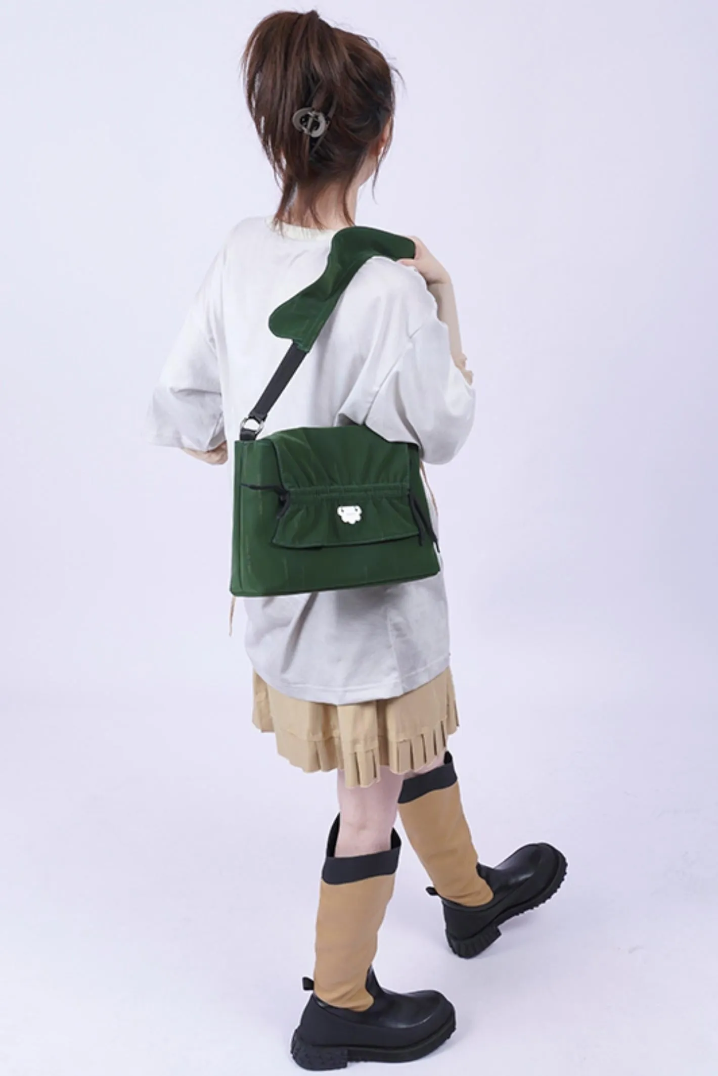 Chic Green Crossbody Bag