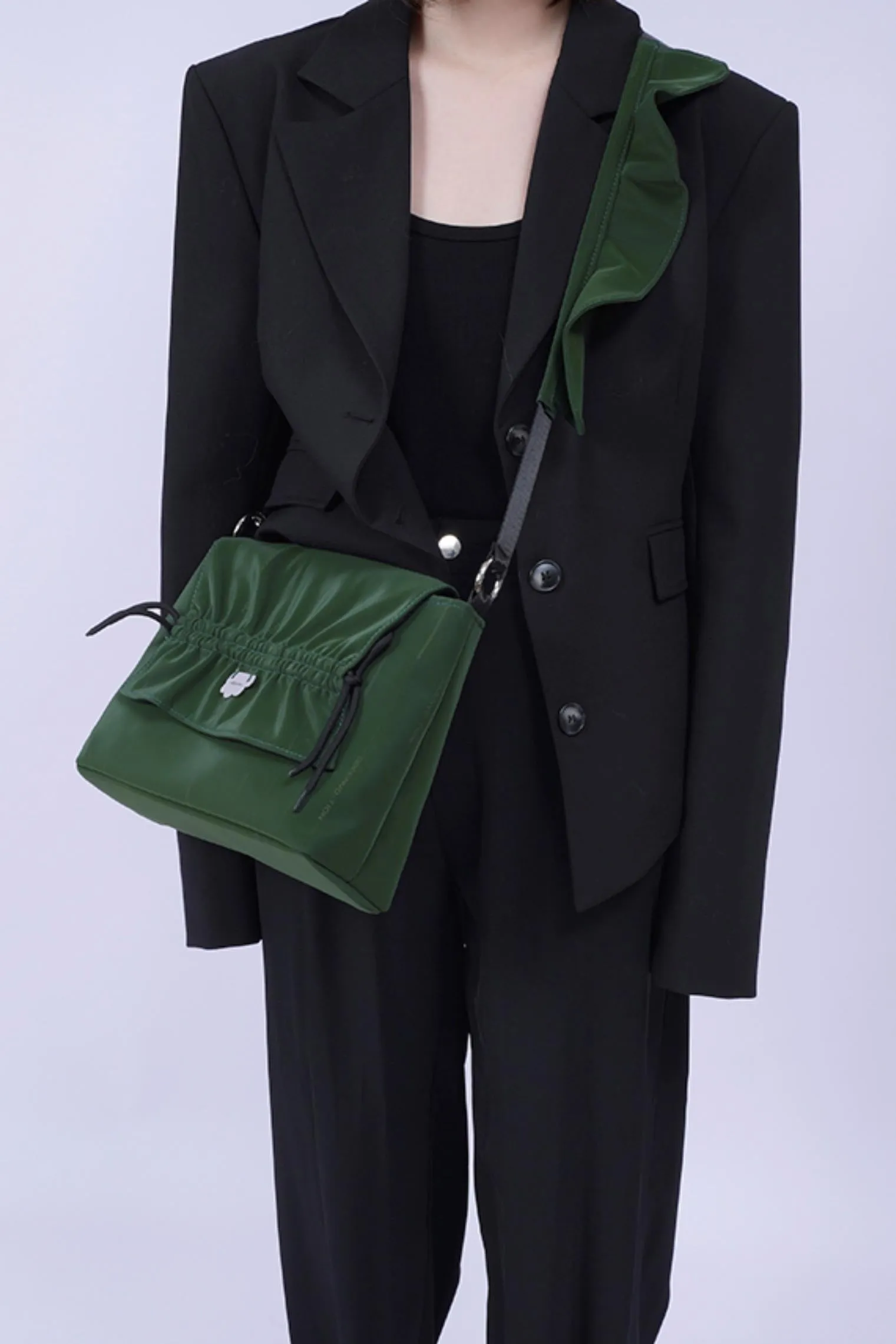 Chic Green Crossbody Bag