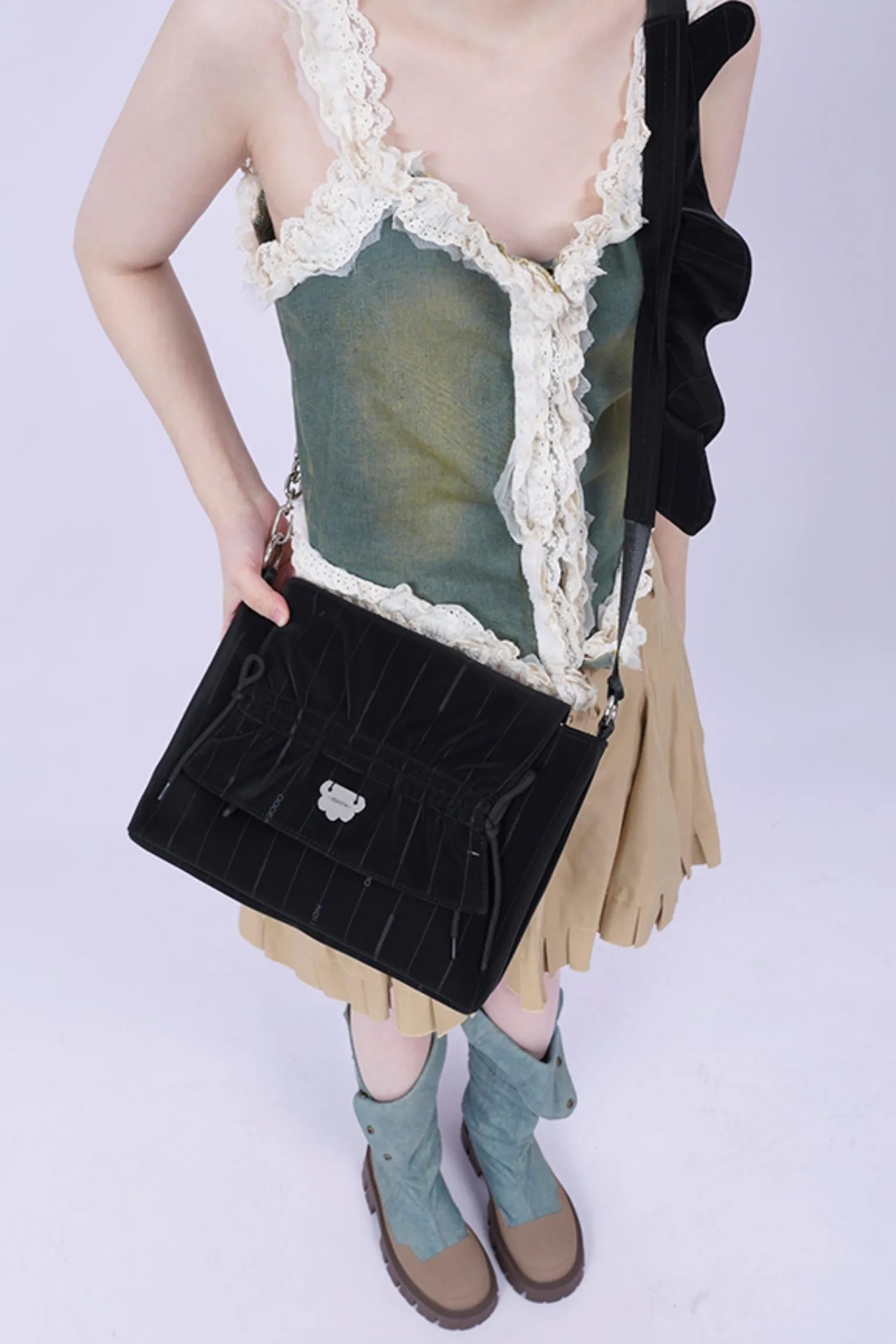 Chic Green Crossbody Bag