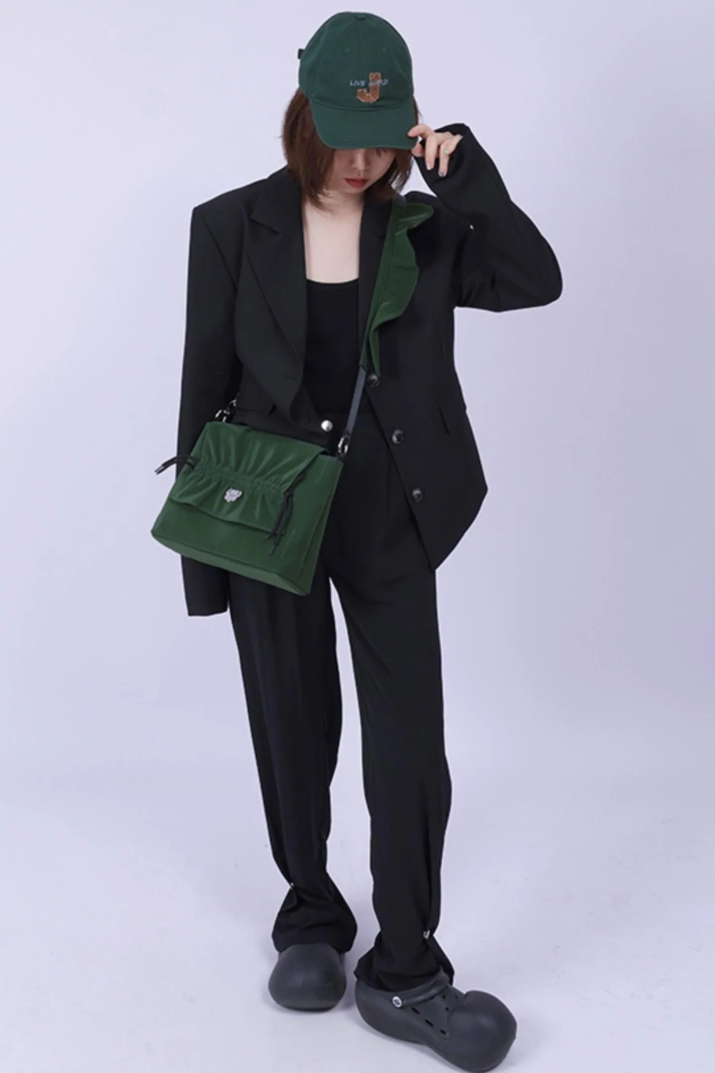 Chic Green Crossbody Bag