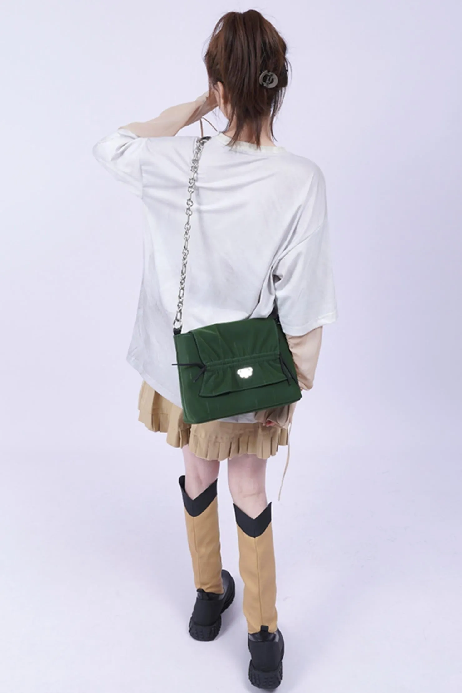 Chic Green Crossbody Bag
