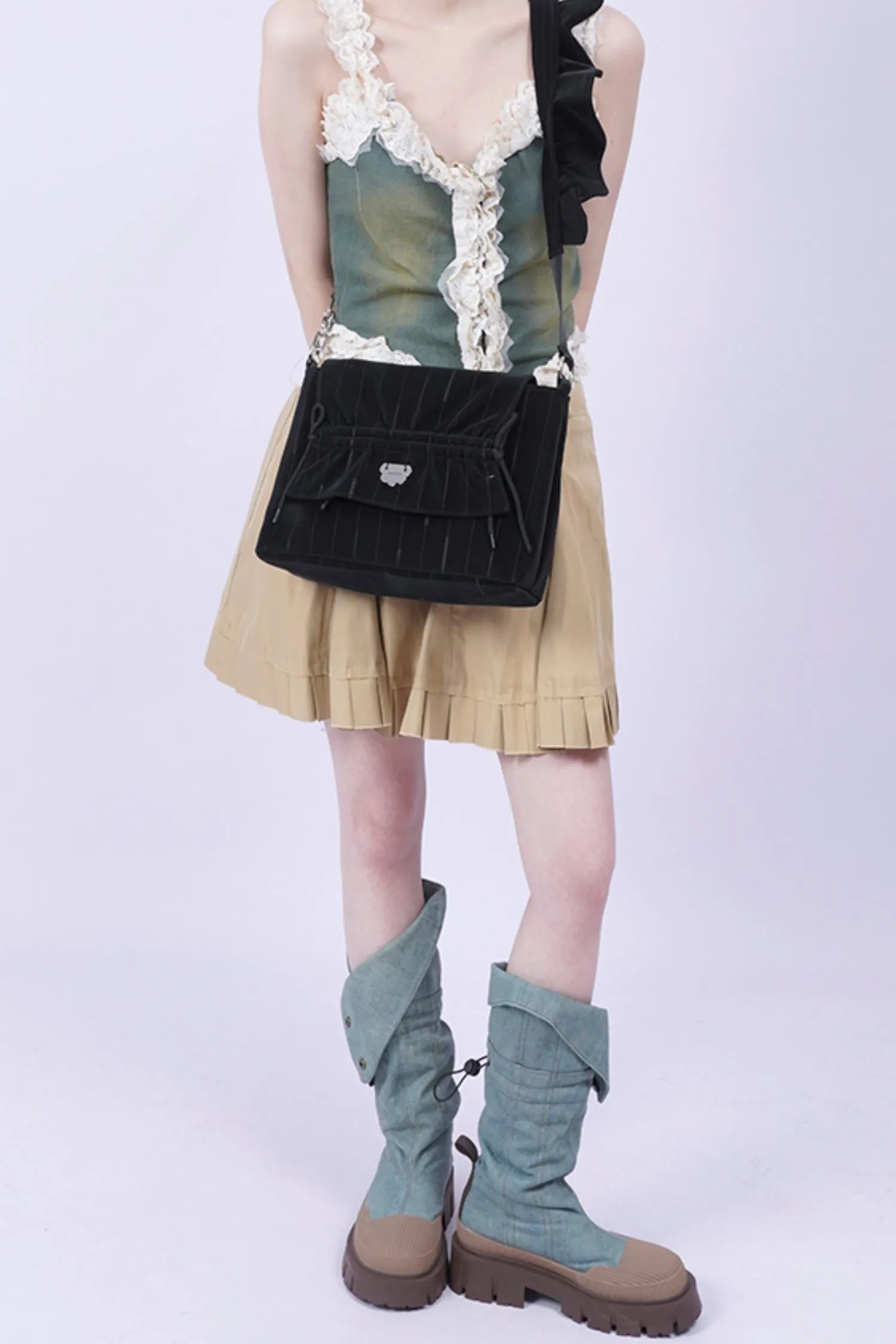 Chic Green Crossbody Bag