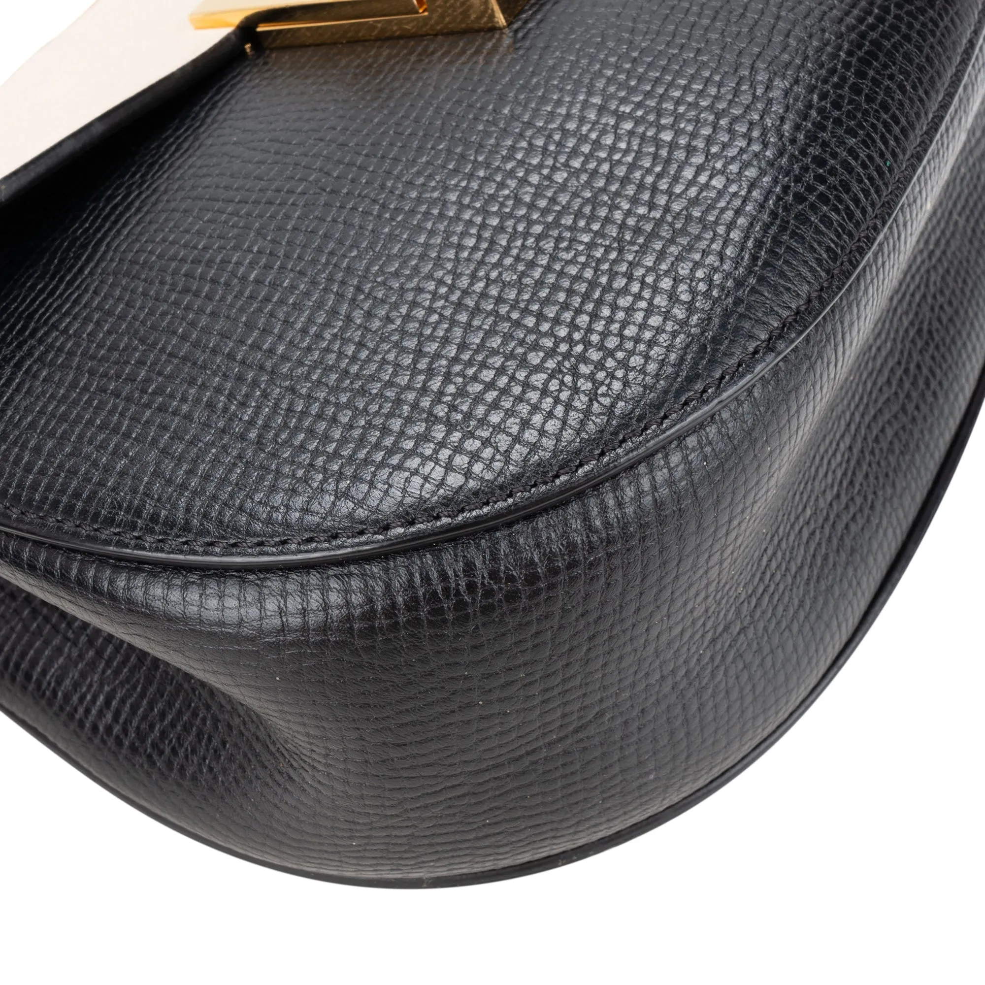 Chloé Bicolor Leather Drew Crossbody Bag