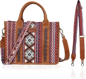 CLA Bags Sel De Mer Upcycled Canvas & Cowhide Tote