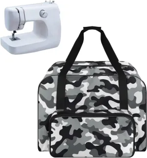 Classic Camouflage Machine Carrying Case, Spacious Case Fits Most Standard Sewing Machines, Fully-Padded Interior, Easy Zip, Large Front Pocket, Easy Transport