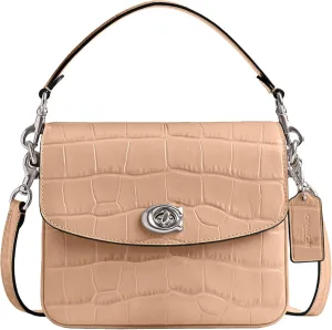 Coach Women's Embossed Croc Cassie Crossbody 19 Bag