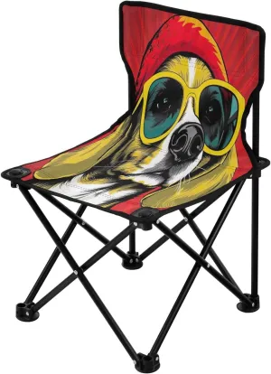 Cool Dog Ultralight Camping Chair Portable Compact Folding Beach Chair with Carry Bag for Outdoor Activities, Picnics, and Hiking